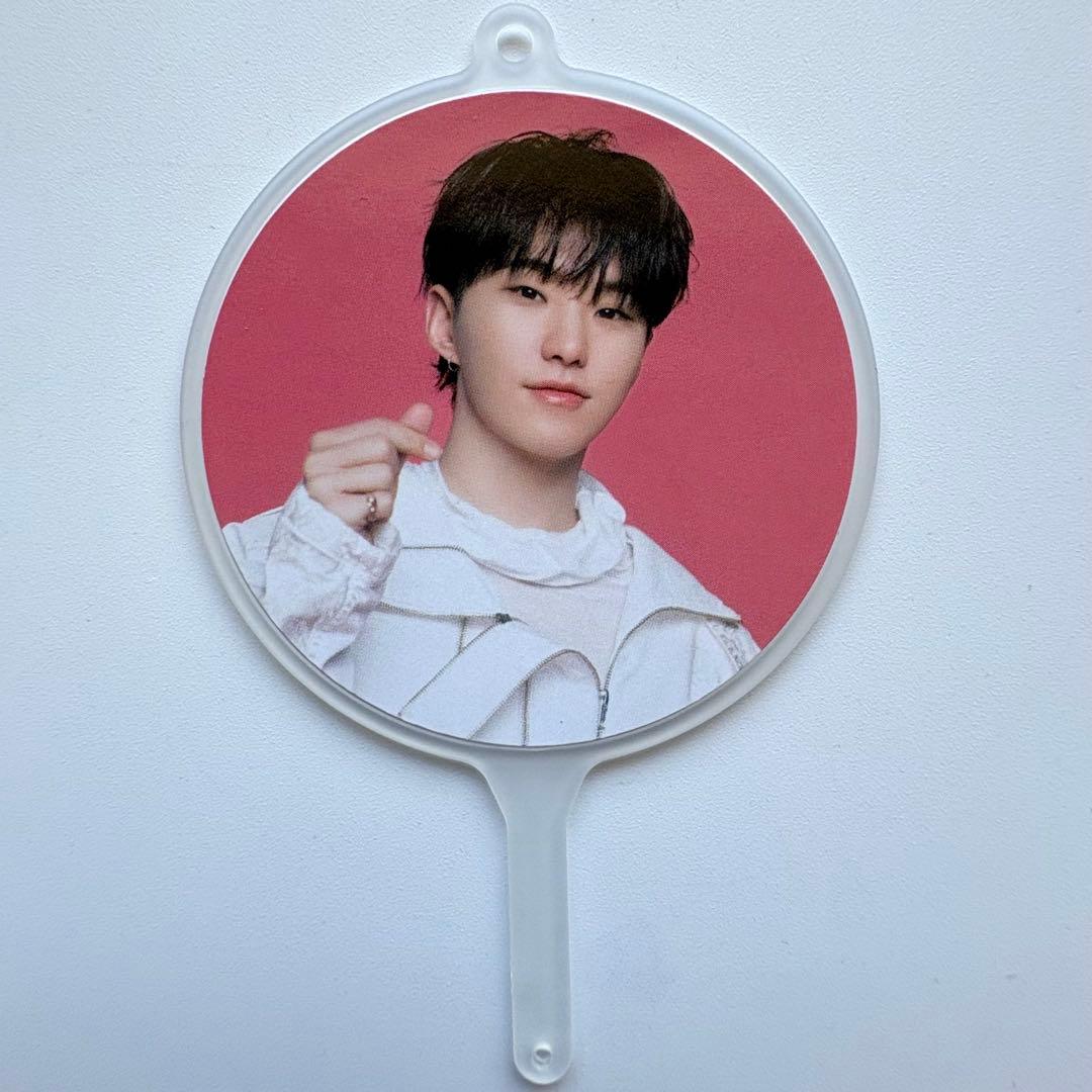 希少　seventeen follow again ミニピケット　うちわ　 ホシ