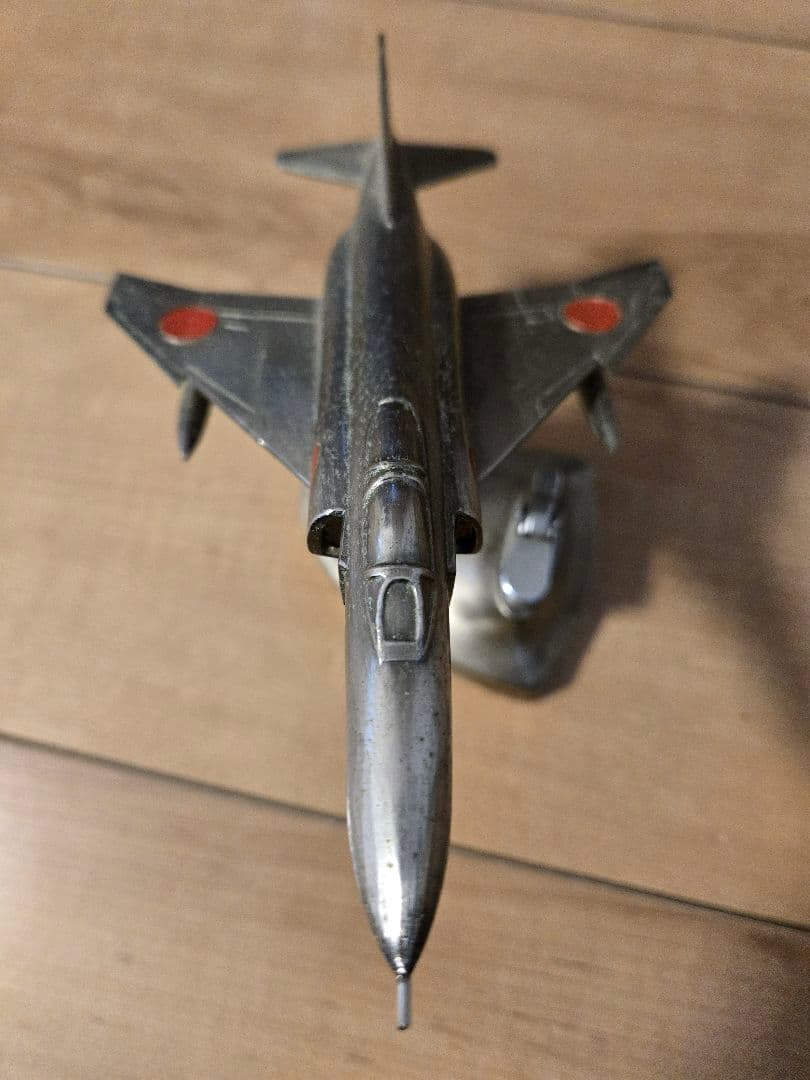 F-4EJファントム戦闘機 卓上模型付きライター(ジャンク品)