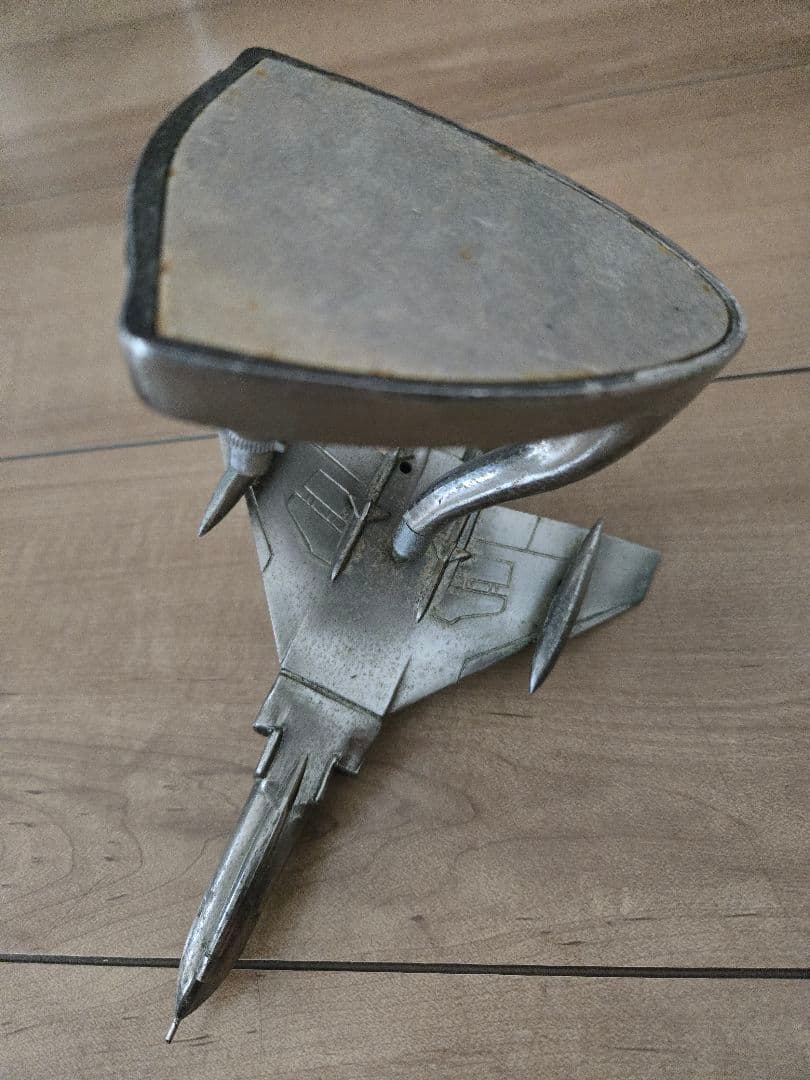 F-4EJファントム戦闘機 卓上模型付きライター(ジャンク品)