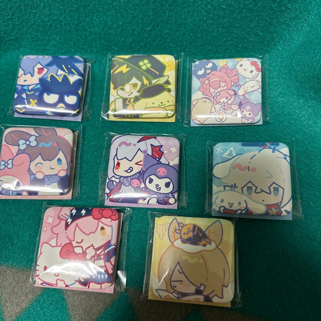 アークナイツ　 サンリオコラボ　コンプリート　PU革ピンバッジ