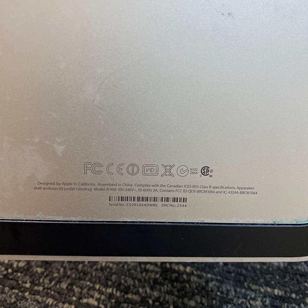 [ジャンク]iMAC A1418 Core i5 メモリ16GB