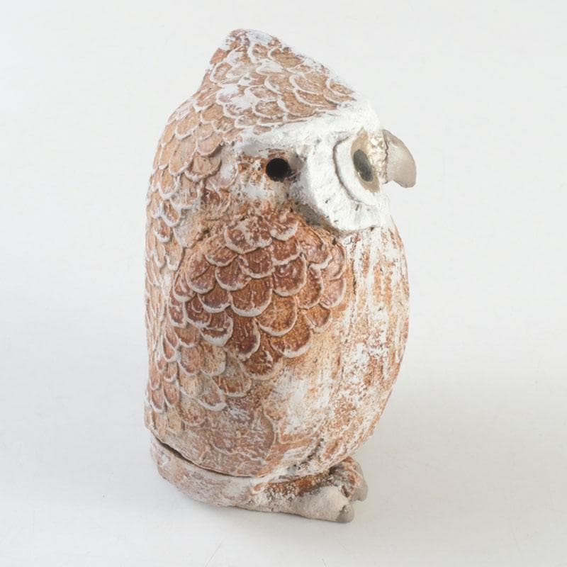 乾漆　梟　香炉　置物　飾り物　燭台　合わせ箱　C　9280