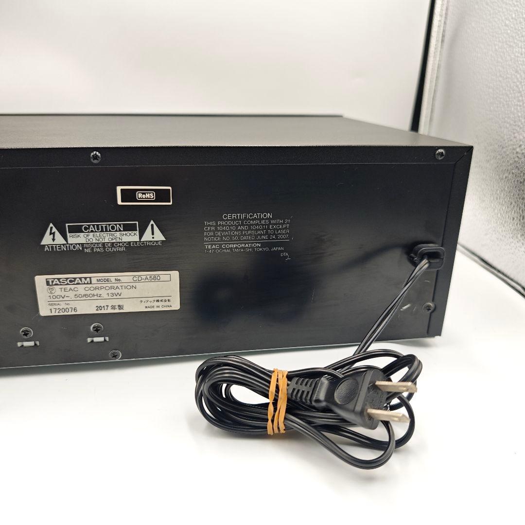 【良品・動作◎】TASCAM CD-A580 カセット/CD/USBレコーダー