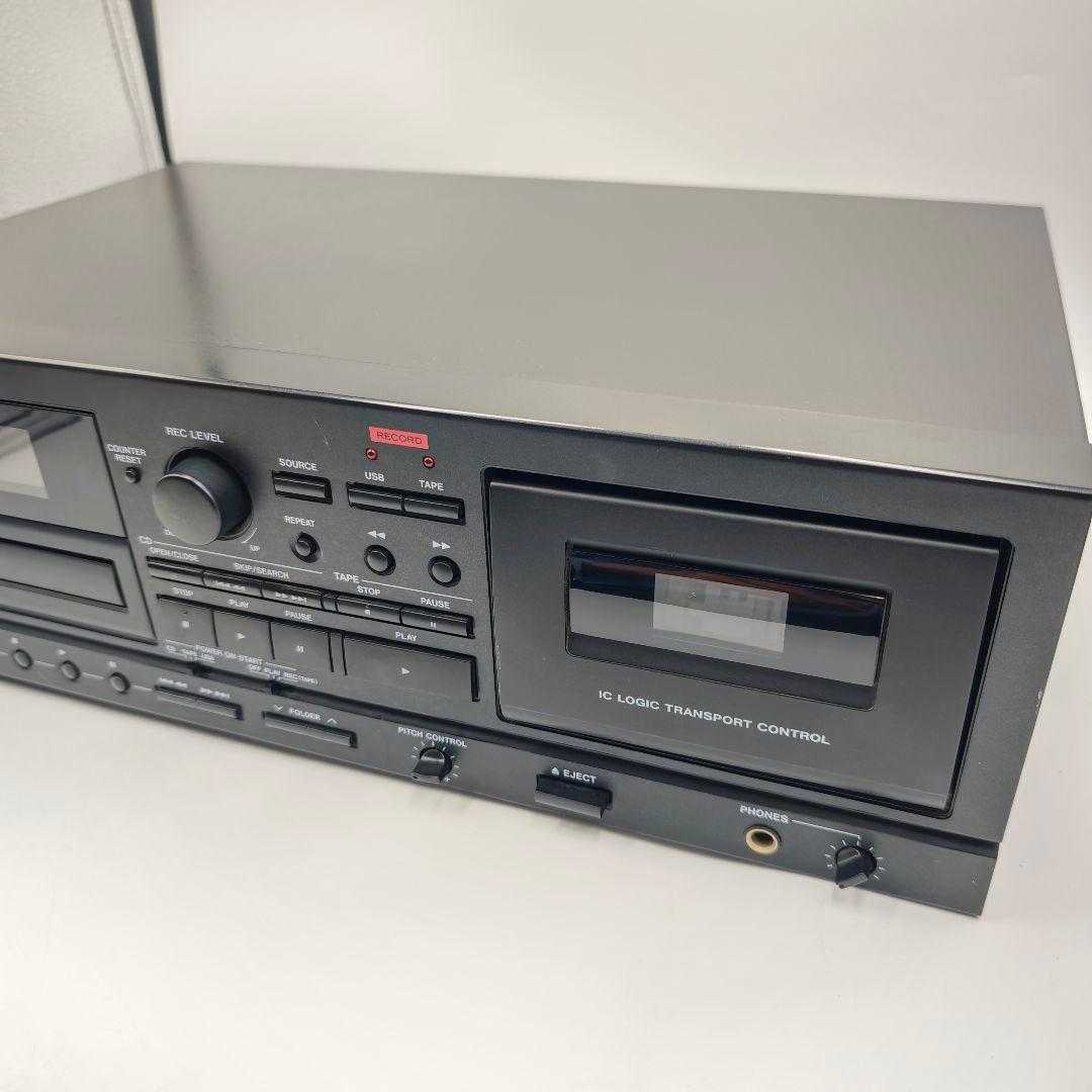 【良品・動作◎】TASCAM CD-A580 カセット/CD/USBレコーダー
