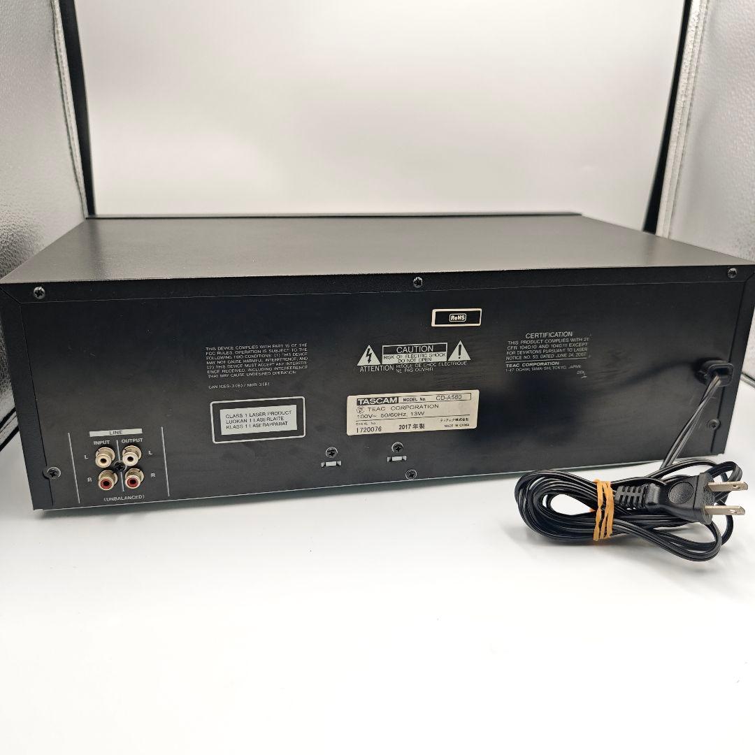 【良品・動作◎】TASCAM CD-A580 カセット/CD/USBレコーダー