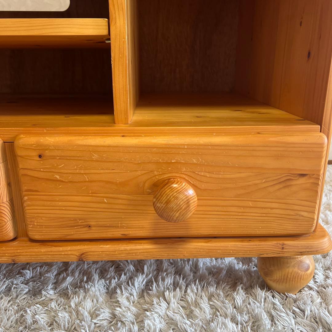 カントリー調 パイン材 テレビ台 ローボード テレビボード リビング