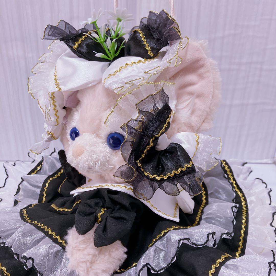 【MAKO】2着セットリーナベル　ショルダーサイズ　黒のふわふわドレス