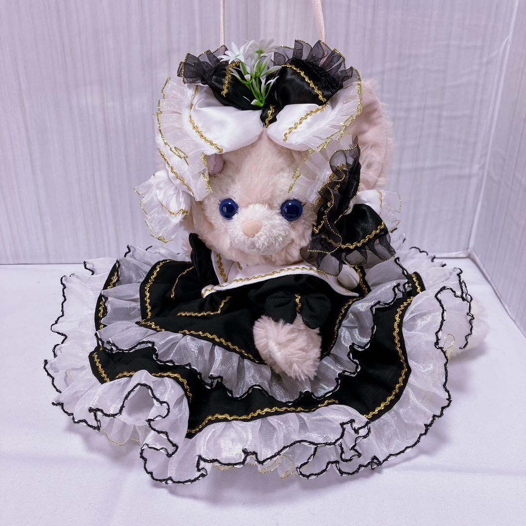 【MAKO】2着セットリーナベル　ショルダーサイズ　黒のふわふわドレス
