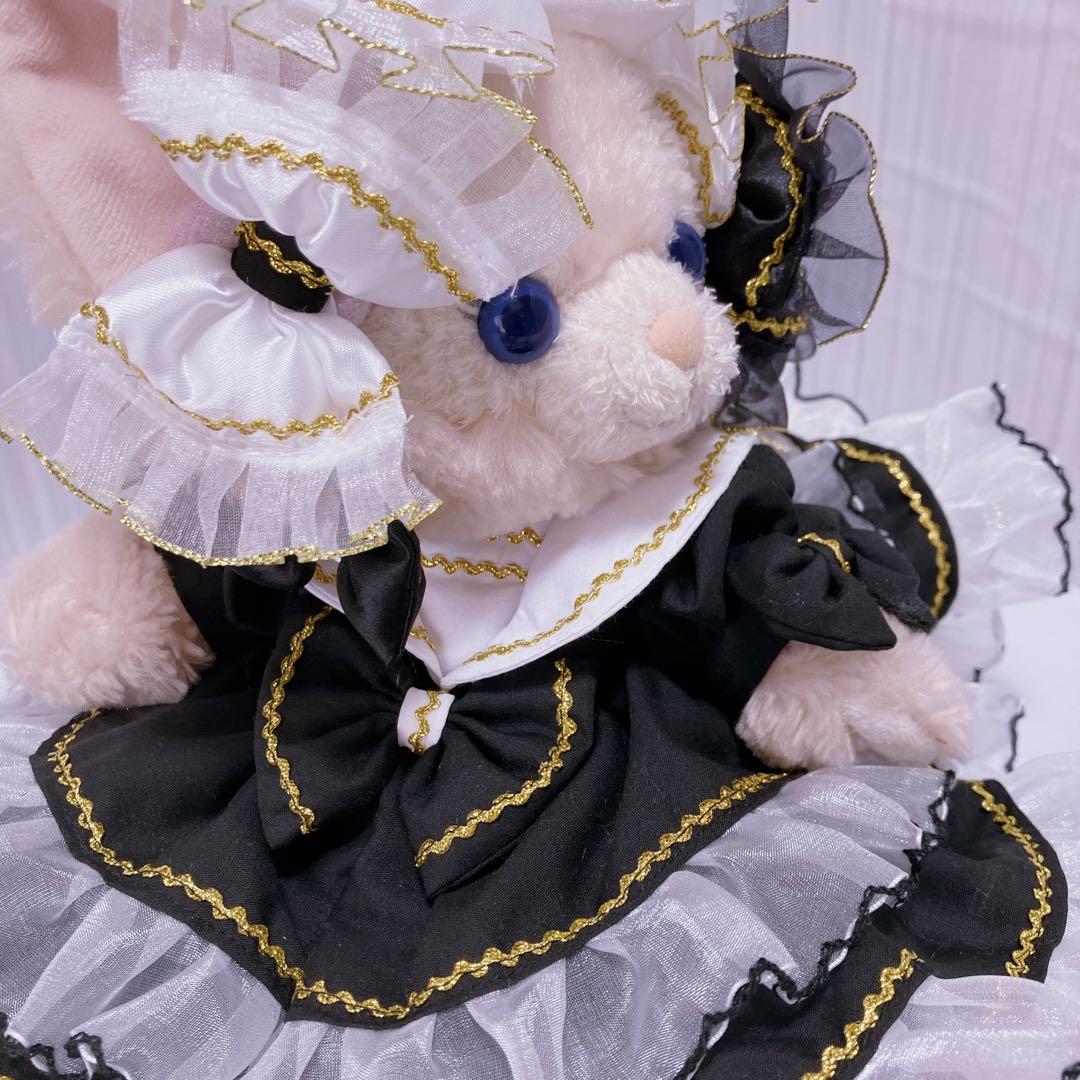 【MAKO】2着セットリーナベル　ショルダーサイズ　黒のふわふわドレス