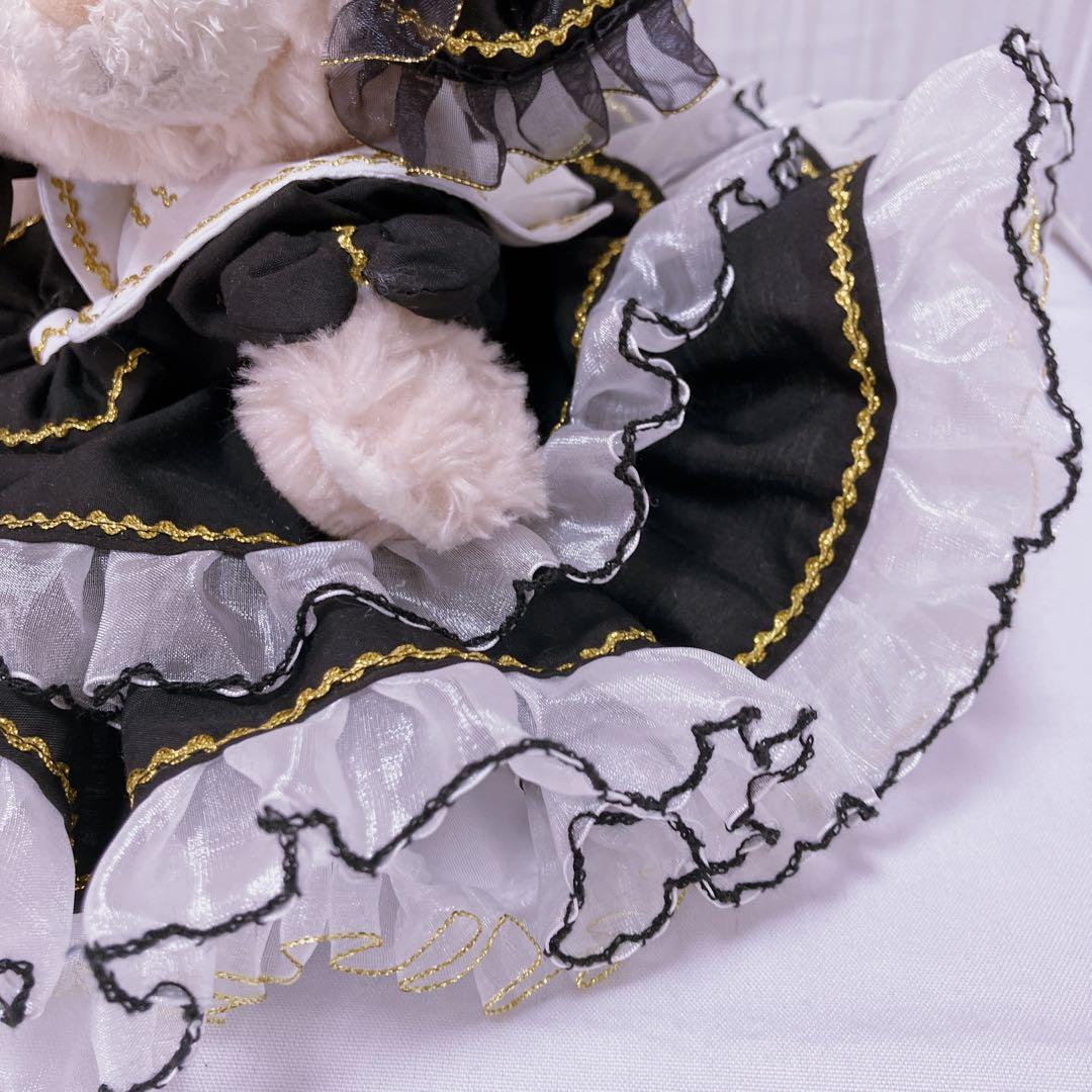 【MAKO】2着セットリーナベル　ショルダーサイズ　黒のふわふわドレス