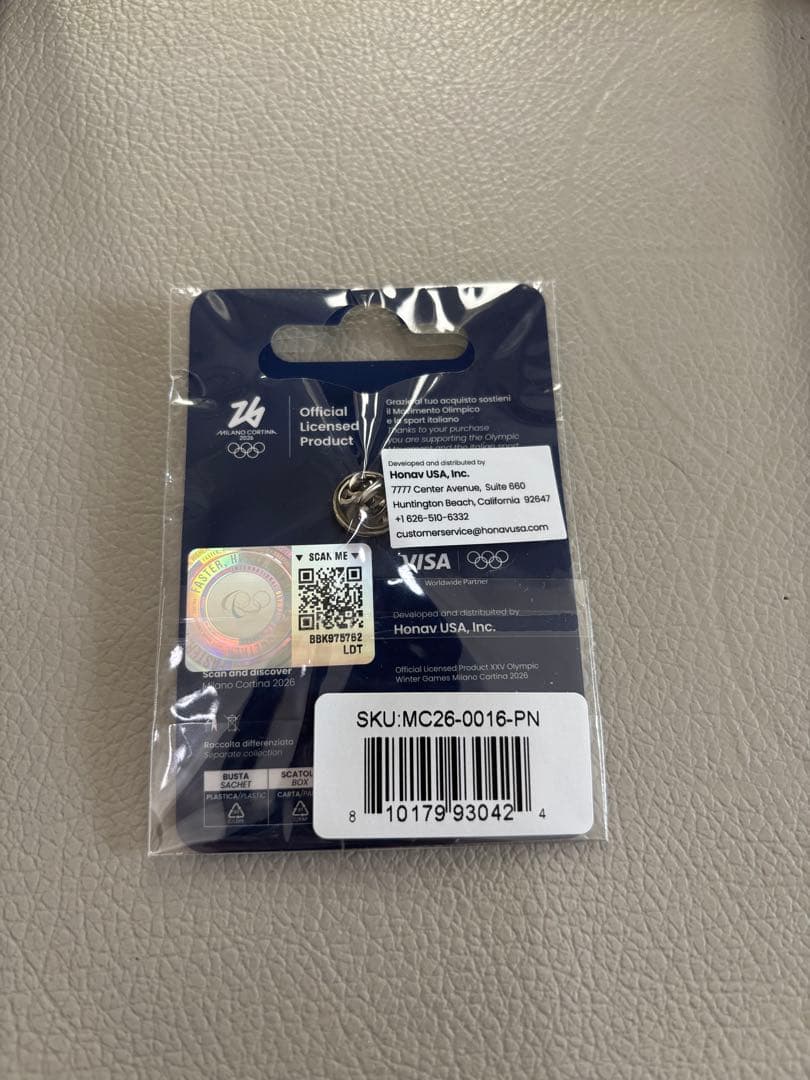 ミラノ・コルティナオリンピック　2026 ピンバッジ