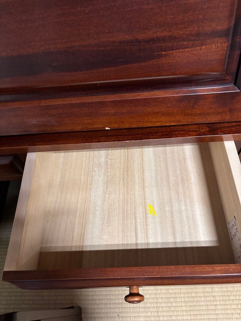 木製折りたたみデスク 収納付き