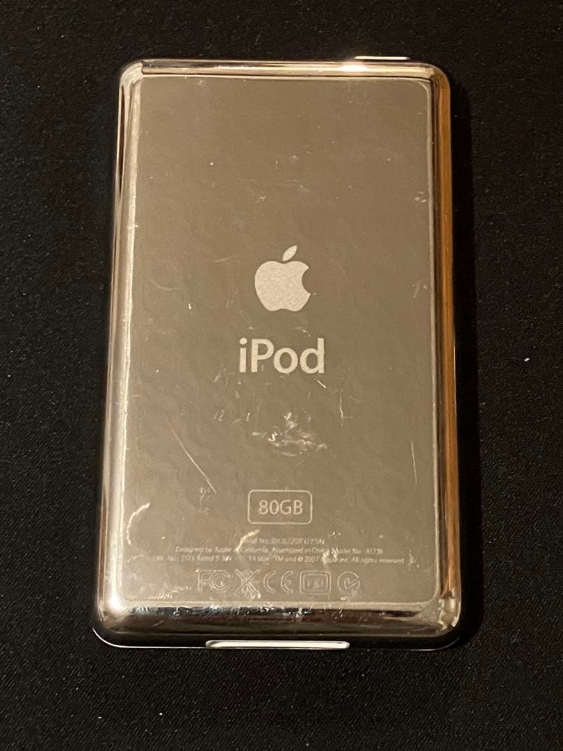 【動作確認済み】iPod Classic 80GB シルバー（MB029J）