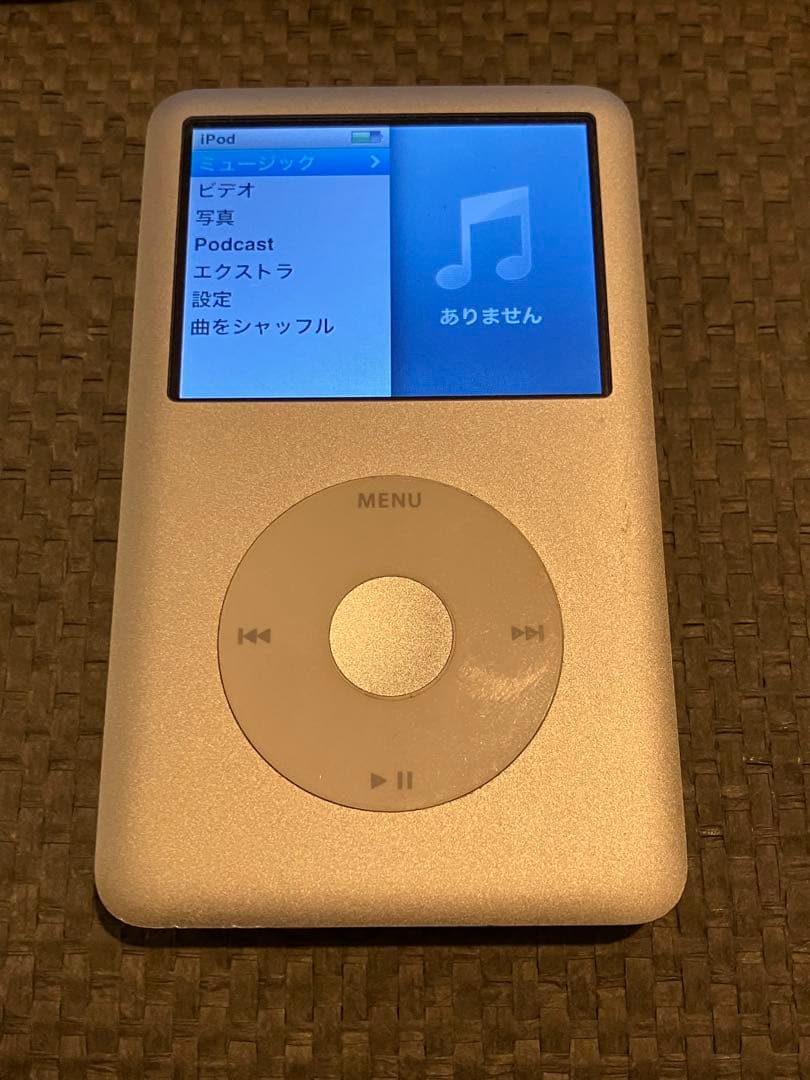 【動作確認済み】iPod Classic 80GB シルバー（MB029J）