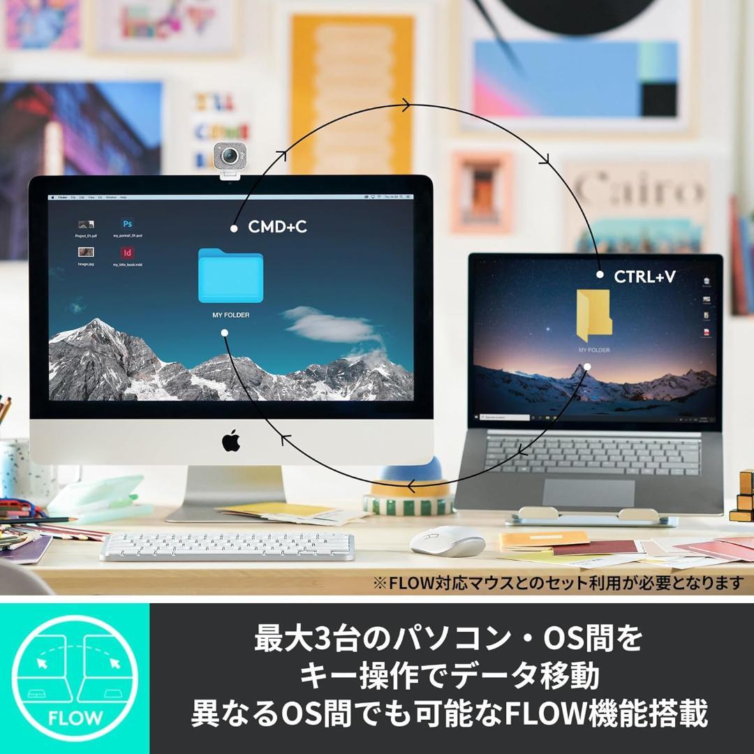 ロジクール MX KEYS mini KX700GRd ミニマリスト ワイヤレス