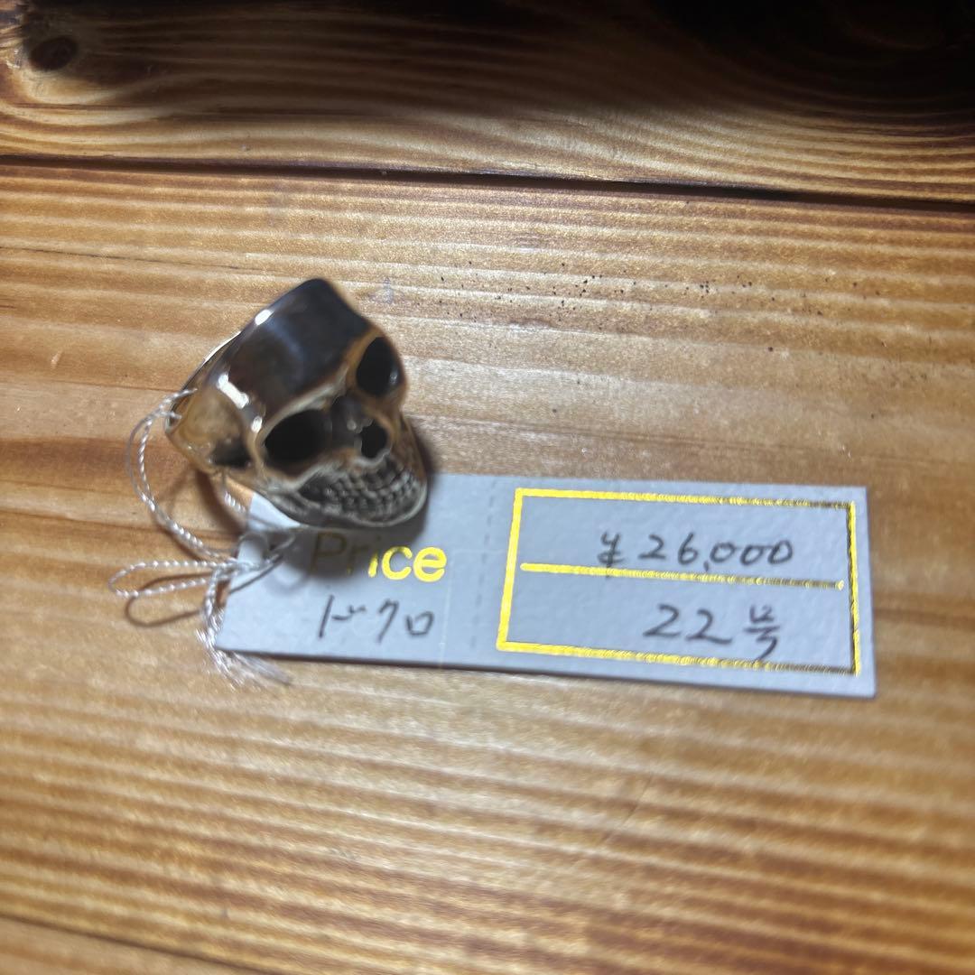 シルバーアクセサリー　ドクロ