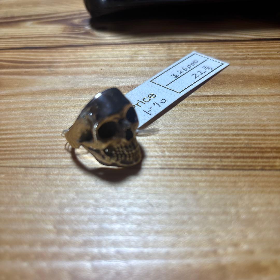 シルバーアクセサリー　ドクロ