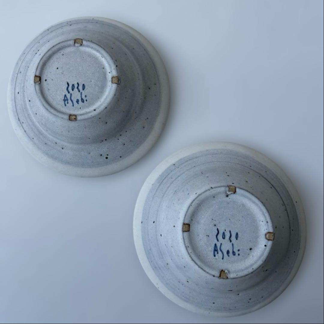 ①アセビマコト馬酔木誠さん　リム小鉢　2個