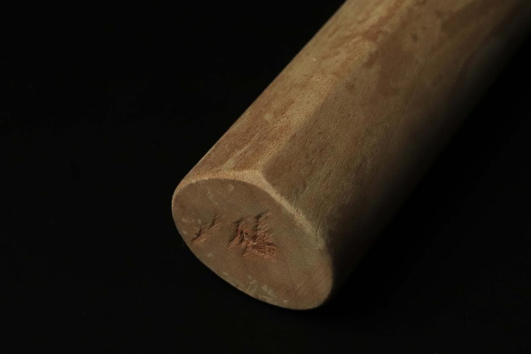 ら*い様 正本総本店　本霞　玉白鋼　出刃包丁　栗型柄　刃渡り220mm 和包丁