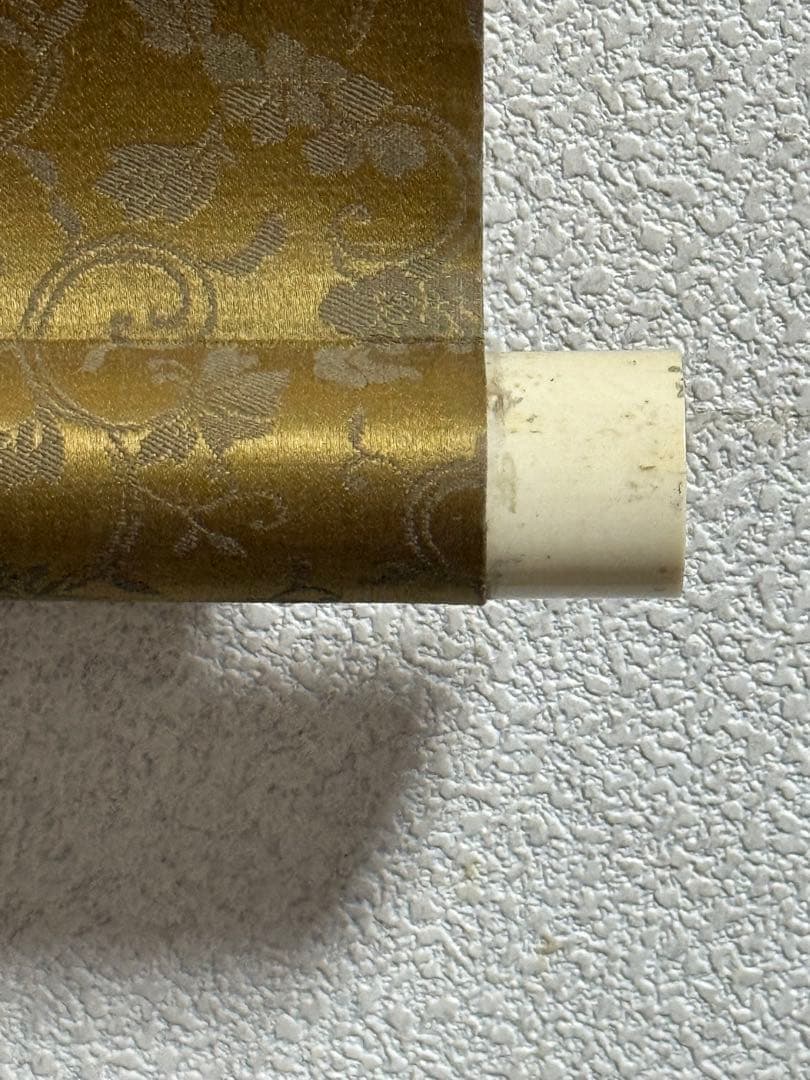 蕉雲筆　達磨圖　絹本肉筆　掛軸　送料込み251030