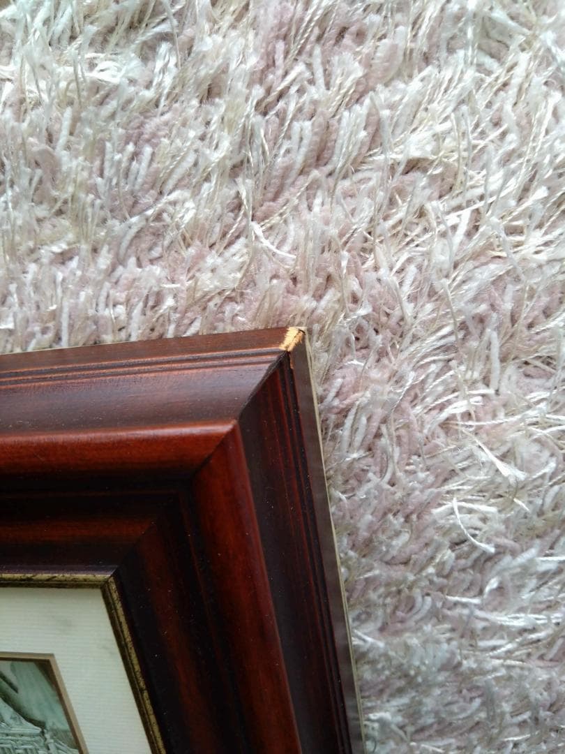 大型デコパージュ（シャドーボックス）オランダの街並み