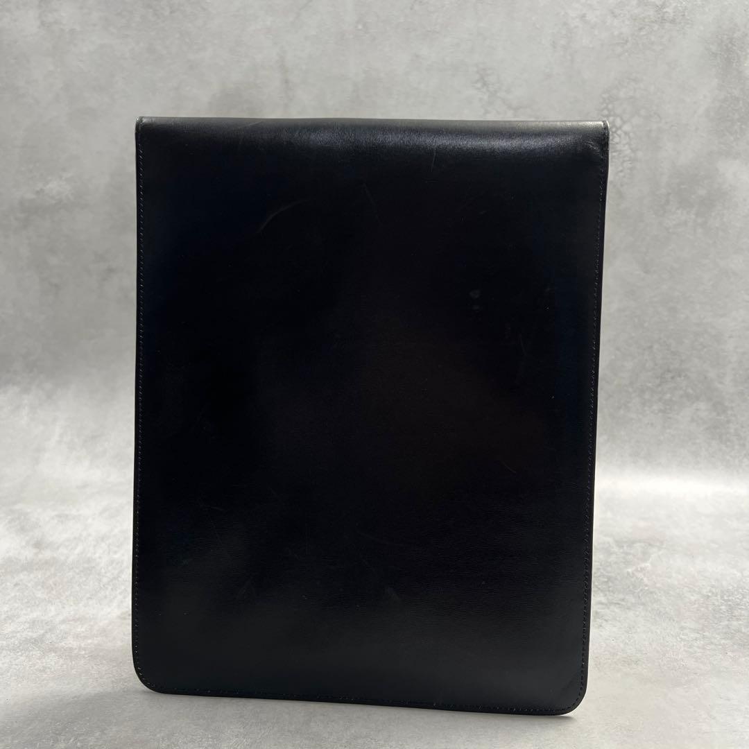 JILL SANDER ブラック レザー iPadケース 8510