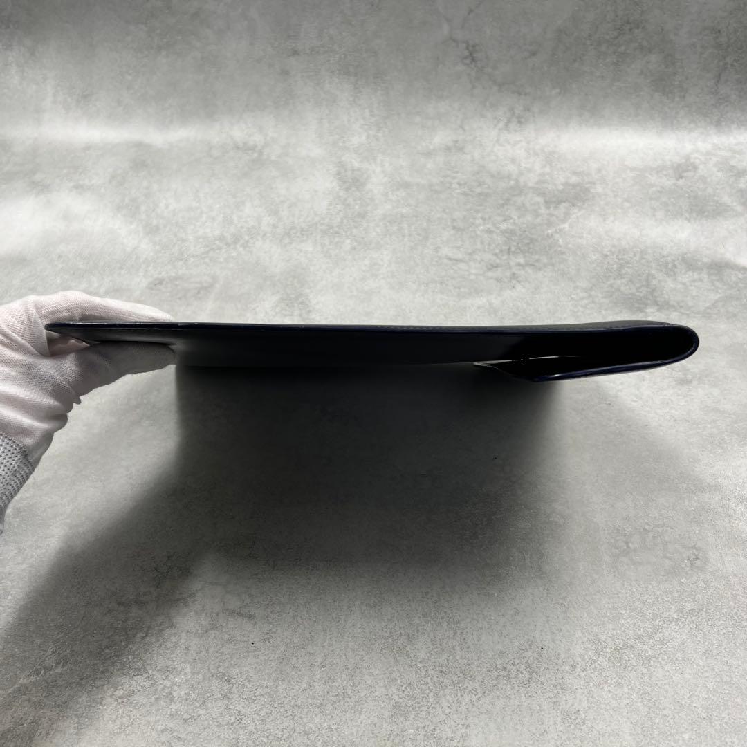 JILL SANDER ブラック レザー iPadケース 8510