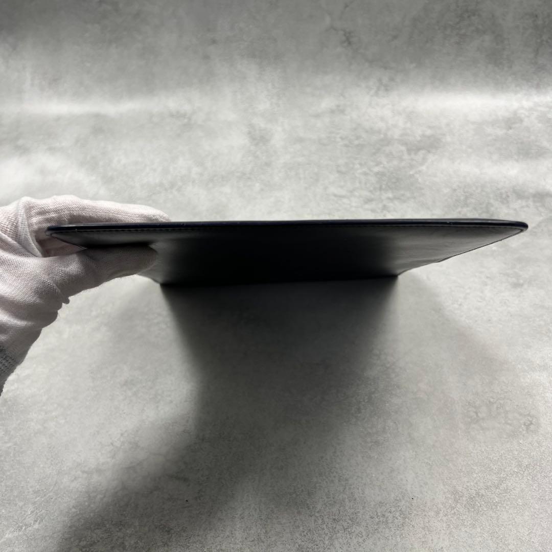 JILL SANDER ブラック レザー iPadケース 8510