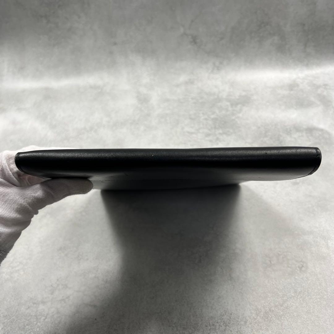 JILL SANDER ブラック レザー iPadケース 8510
