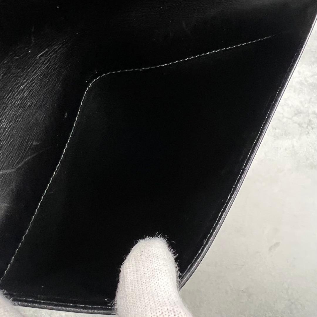 JILL SANDER ブラック レザー iPadケース 8510