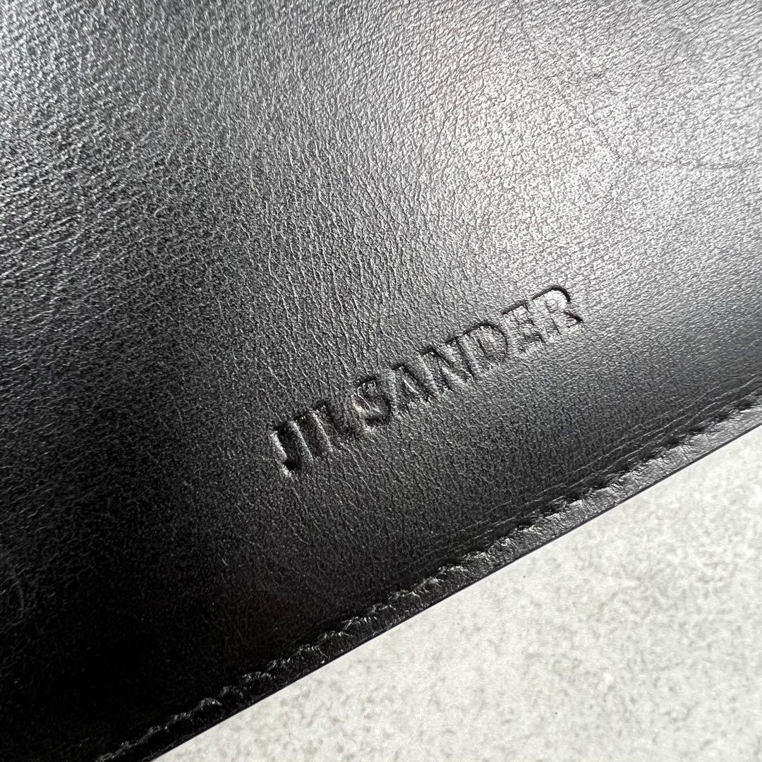 JILL SANDER ブラック レザー iPadケース 8510