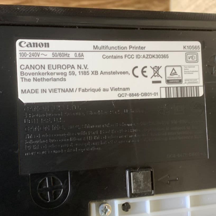 K189 CANON インクジェットプリンター PIXUS TS5430