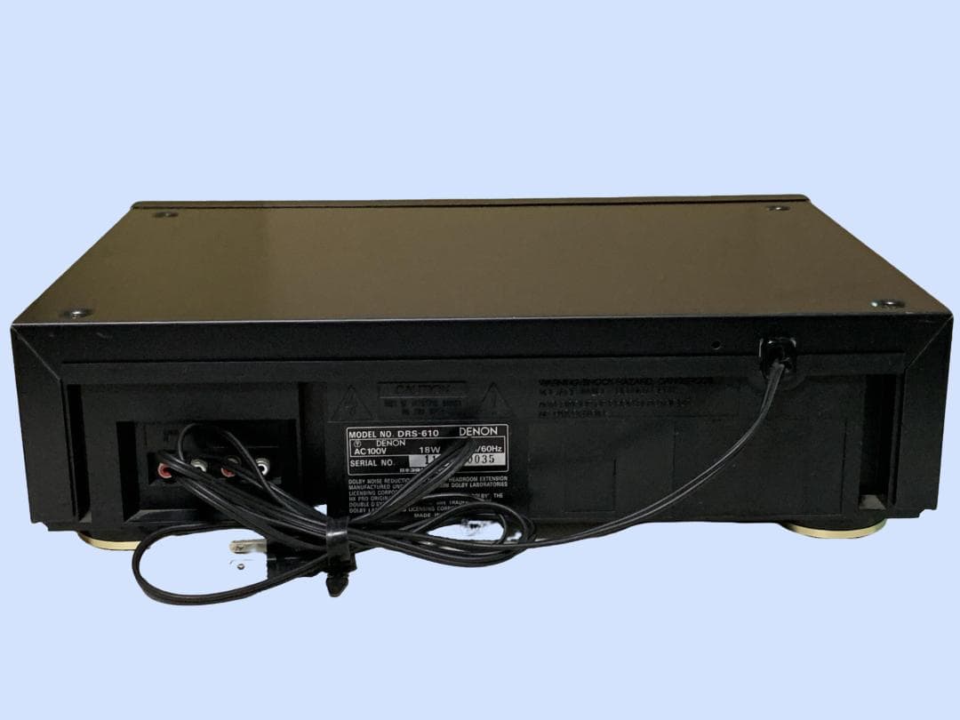 M6393 DENON DRS-610 ステレオ カセットデッキ 動作品