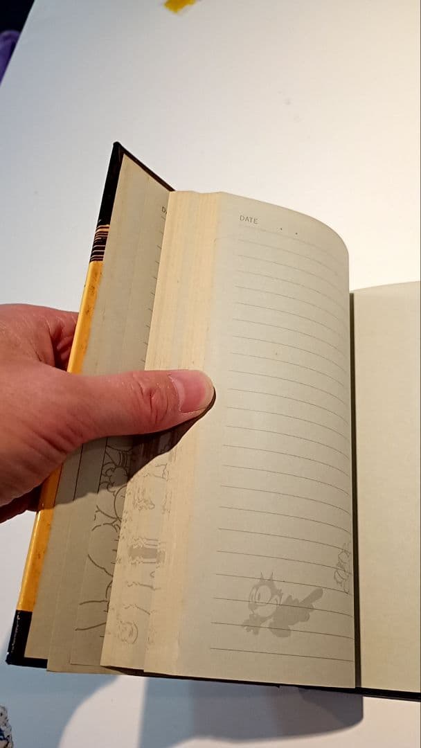 Felix the Cat　サンリオ80年代　厚手イラスト入りノート　文具