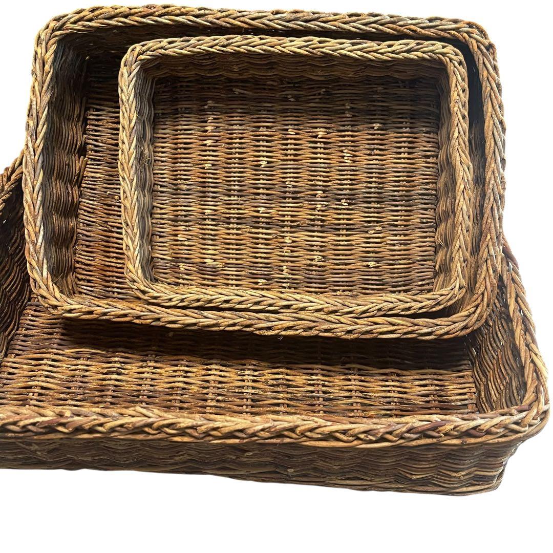 あけび篭の大中小　3個組