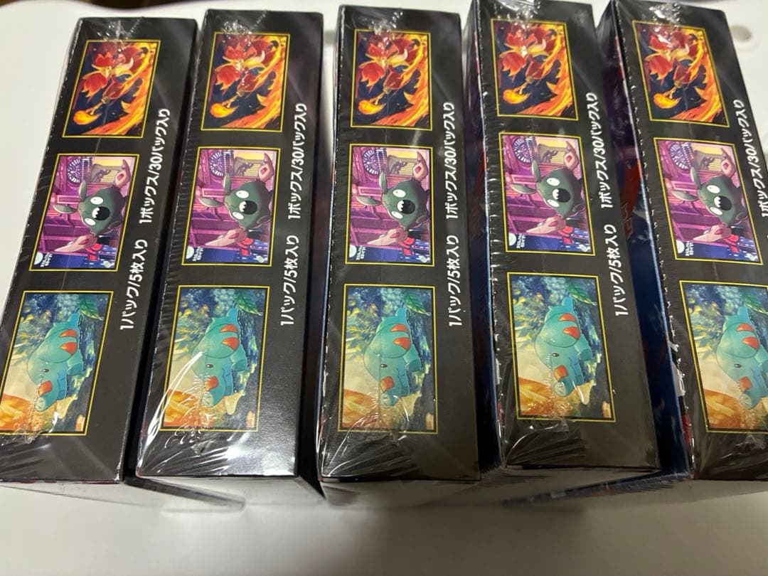 ポケモンカード ニンジャスピナー 5BOXシュリンク付き