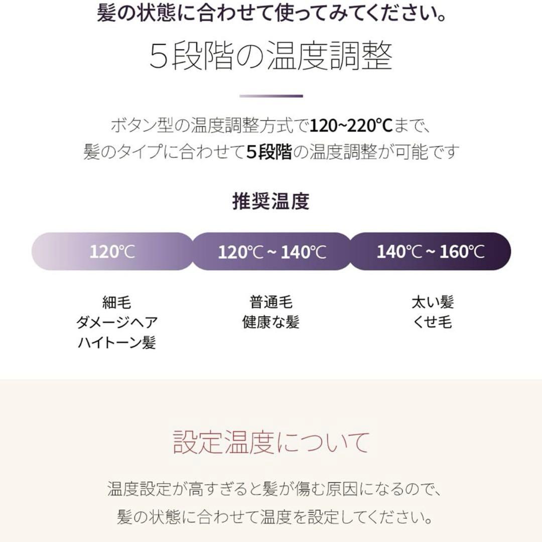 VODANA トリプルフローウェーブアイロン40mw