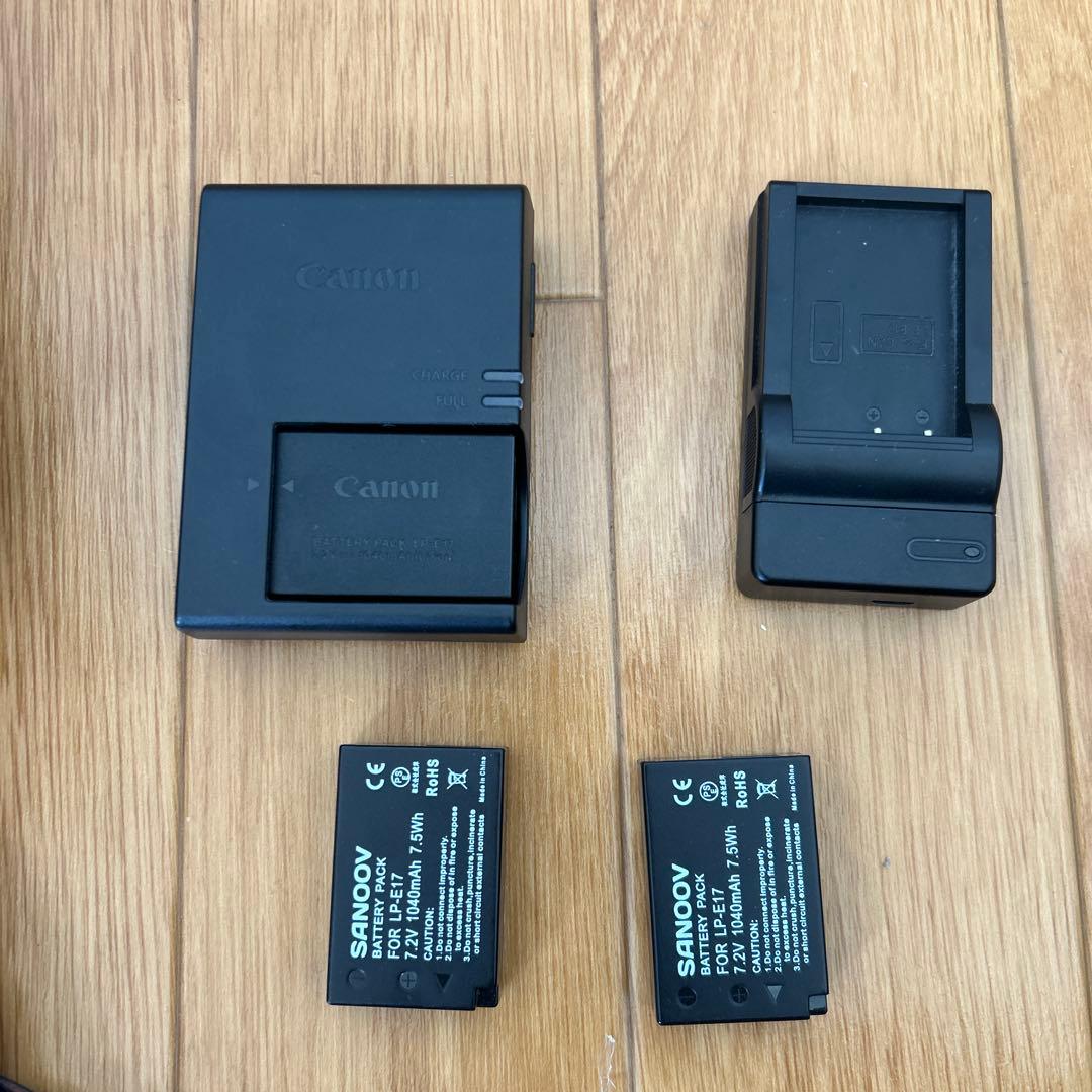 Canon EOS Kiss x9一眼レフ レンズ2本、バッグ付ネックストラップ