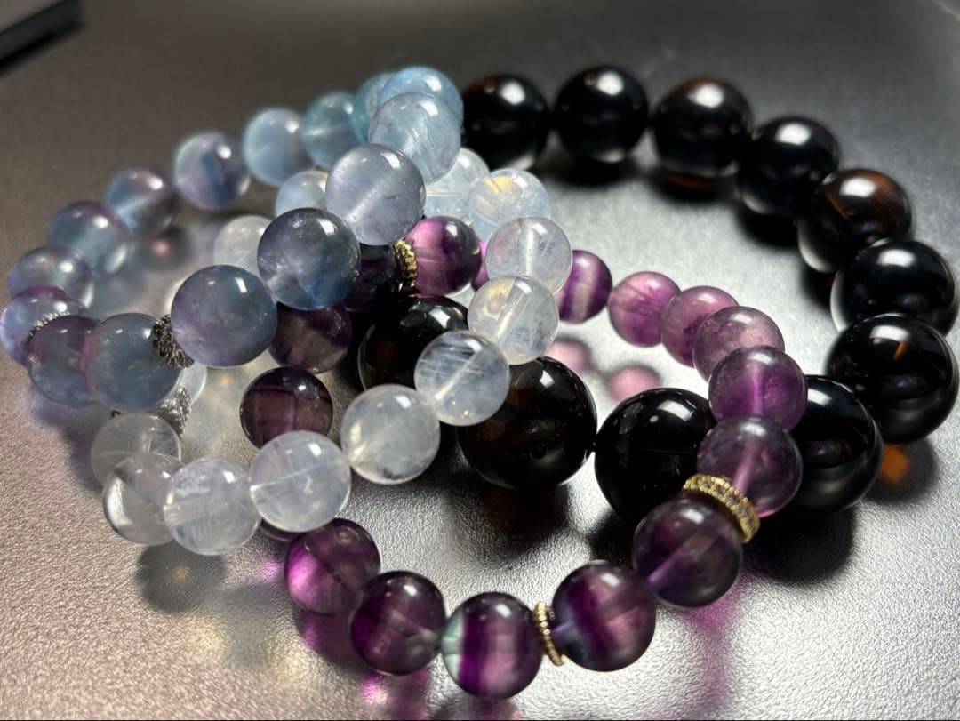 天然石ブレスレット　セット