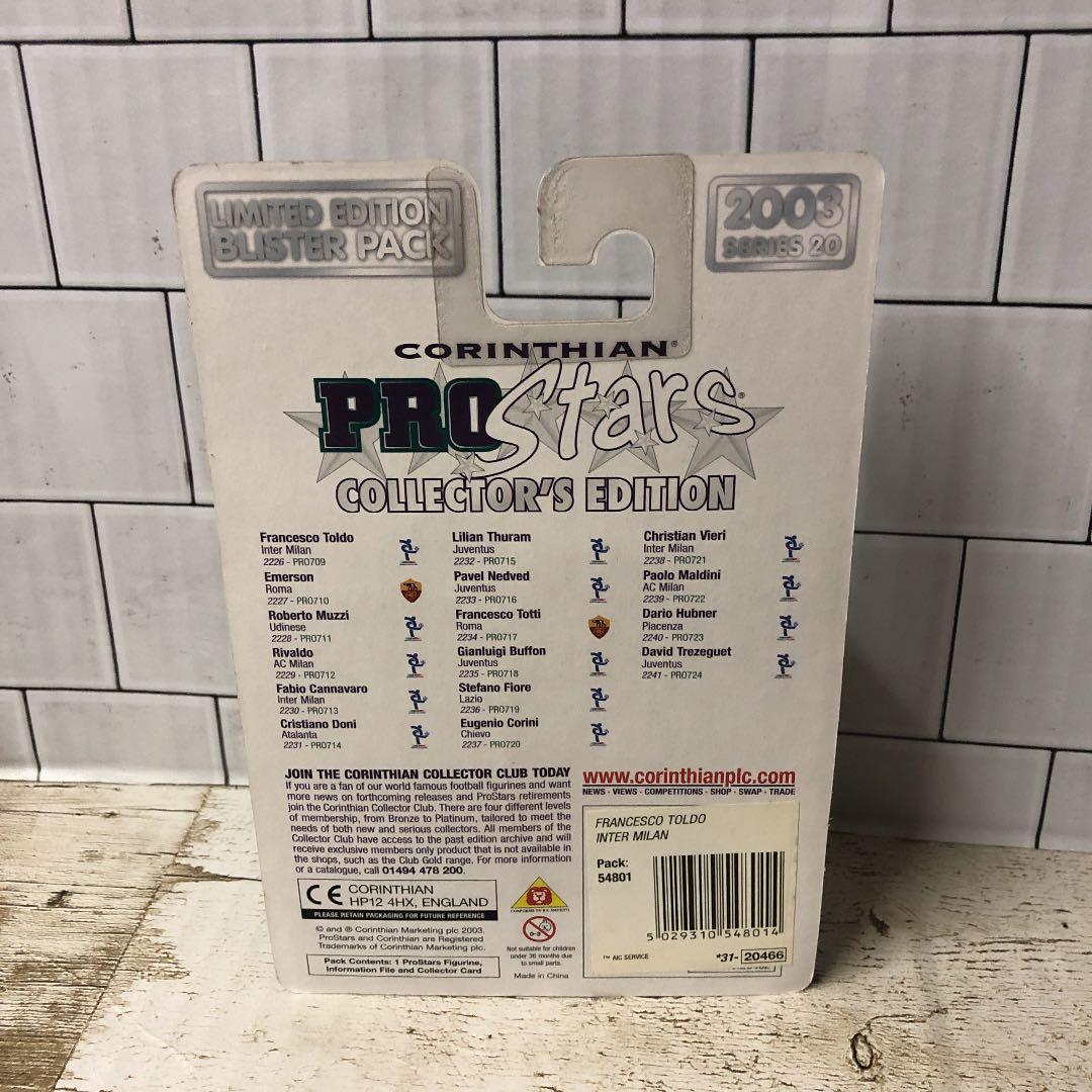 316★サッカー★francesco toldo★prostars★フィギュア