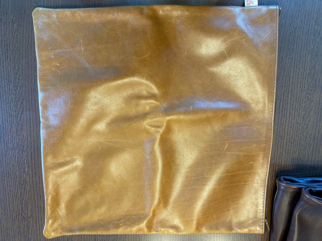 アクメファニチャー　レザークッション スマトラ 40×40cm 2色セット