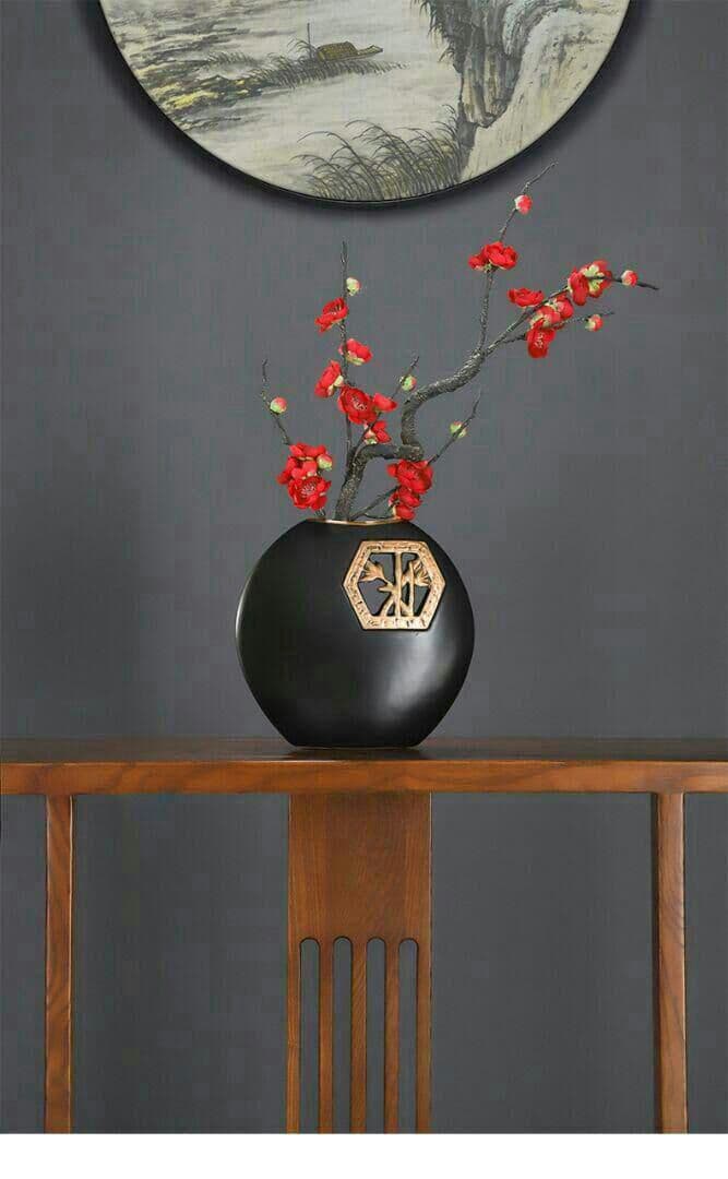 ヴィンテージクラフトフラワーアレンジメント花瓶装飾創造的な装飾品