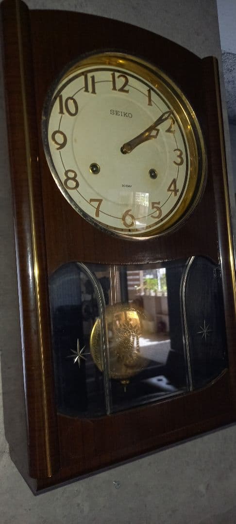 SEIKO 30日巻　ゼンマイ時計　古時計　機械時計　箱時計