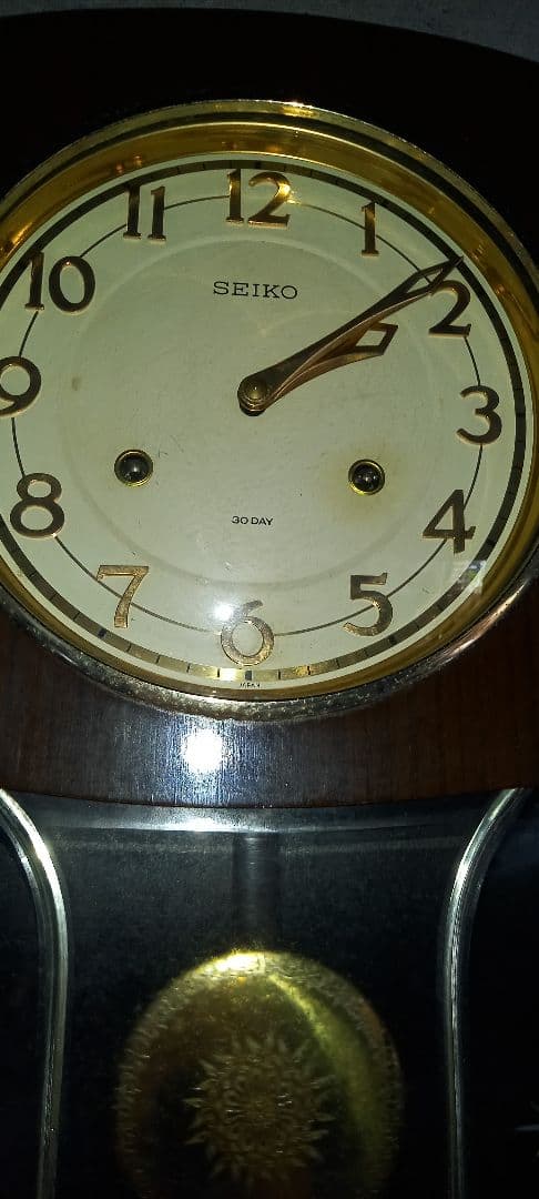 SEIKO 30日巻　ゼンマイ時計　古時計　機械時計　箱時計