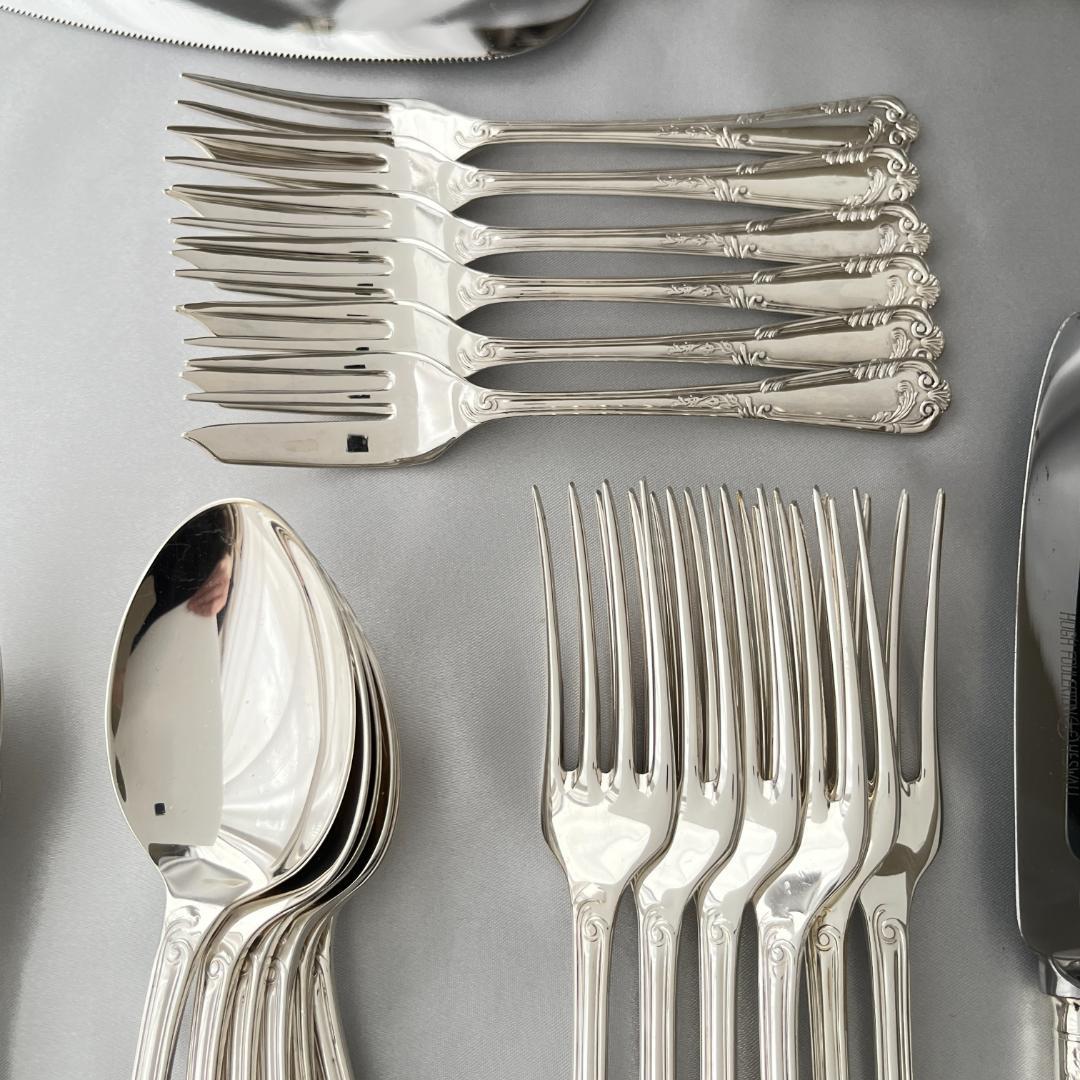 【Hugh Foulerton】デザートセット 6名用31本組 サーバー付