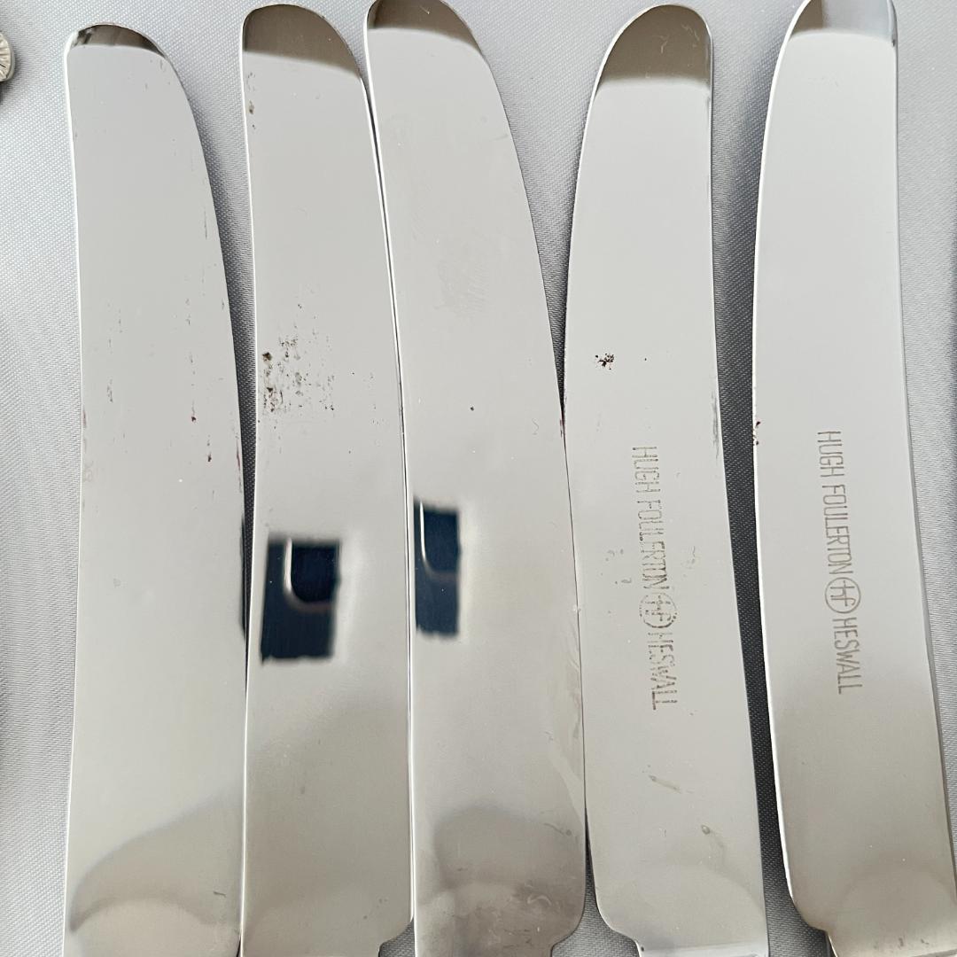 【Hugh Foulerton】デザートセット 6名用31本組 サーバー付