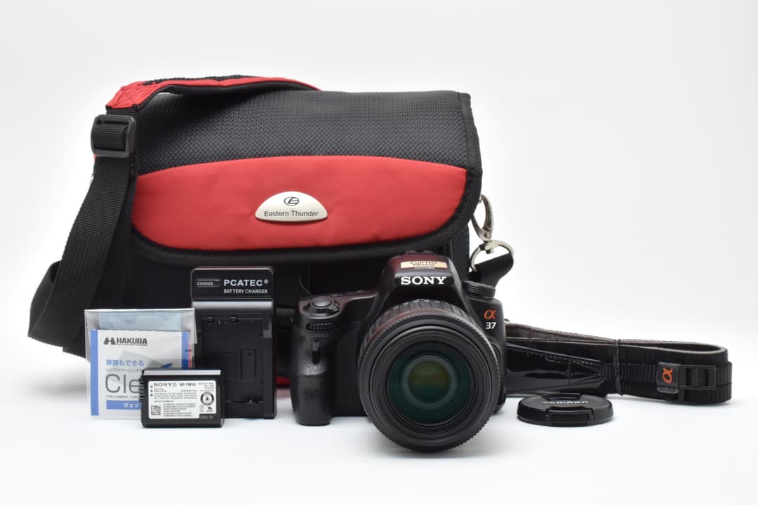 美品 Sony a37 スマホ転送OK 望遠レンズキット #0009