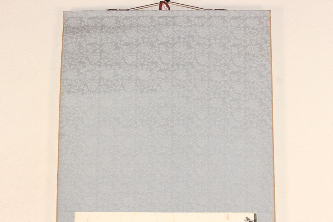 No5888 掛軸　在銘　姜壽民　畑江松崖　紙本　中国画　古画　古美術　送料無料