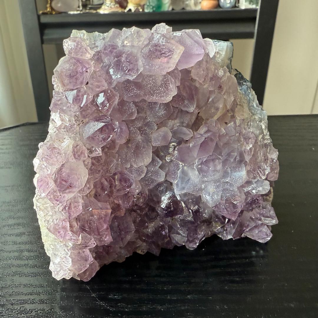 天然石シュガーアメジストの原石　置物　鉱物NO.011613