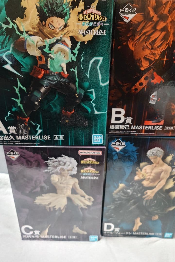 一番くじ僕のヒーローアカデミア 更に向こうへ フィギュア ABCD４体セット